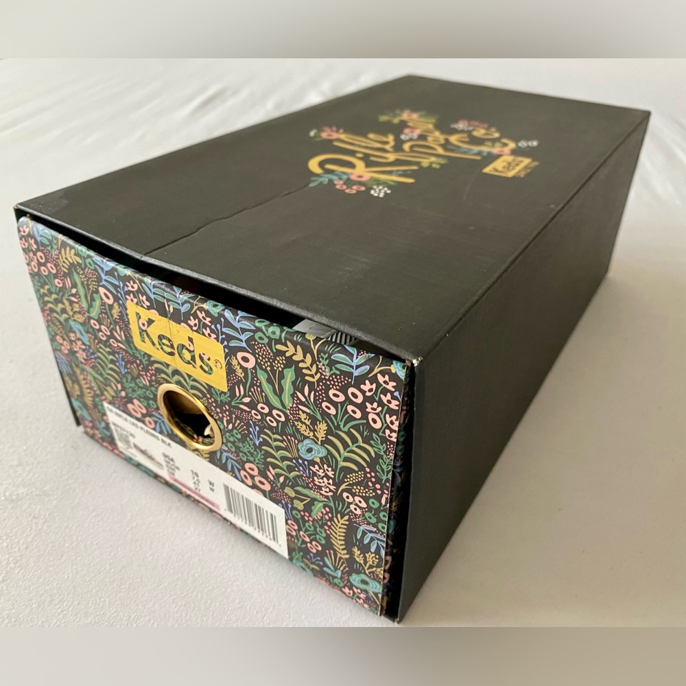 Keds x Rifle Paper Co. Les Fleurs Floral Black Sz 11W Women's Sneakers Shoes NWT - Picture 7 of 8